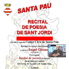 Santa Pau, Recital poesia